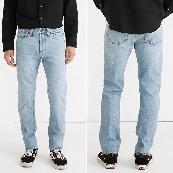 NEW Madewell men's Slim‎ Jeans in Becklow Wash, 40*32 - Picture 1 of 16